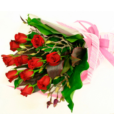 Red Roses Bouquet to Mysore