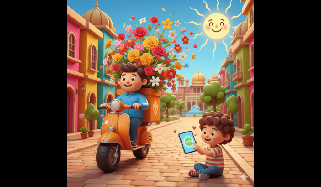 Online flower delivery in Mysore, Karnataka, India