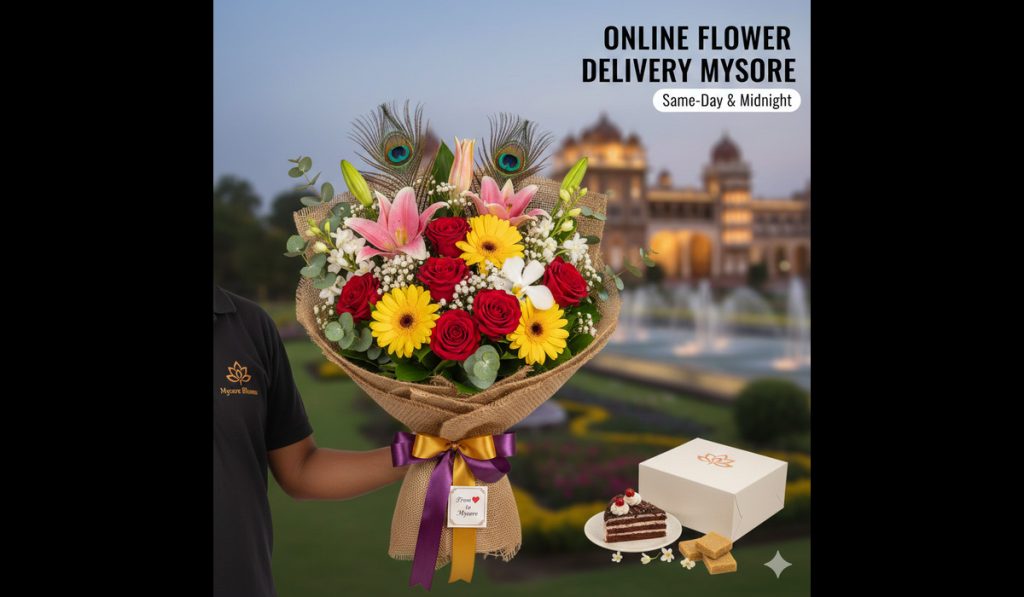 Online flower delivery Mysore